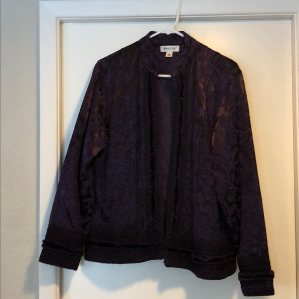 Coldwater Creek Blazer/jacket purple size Large